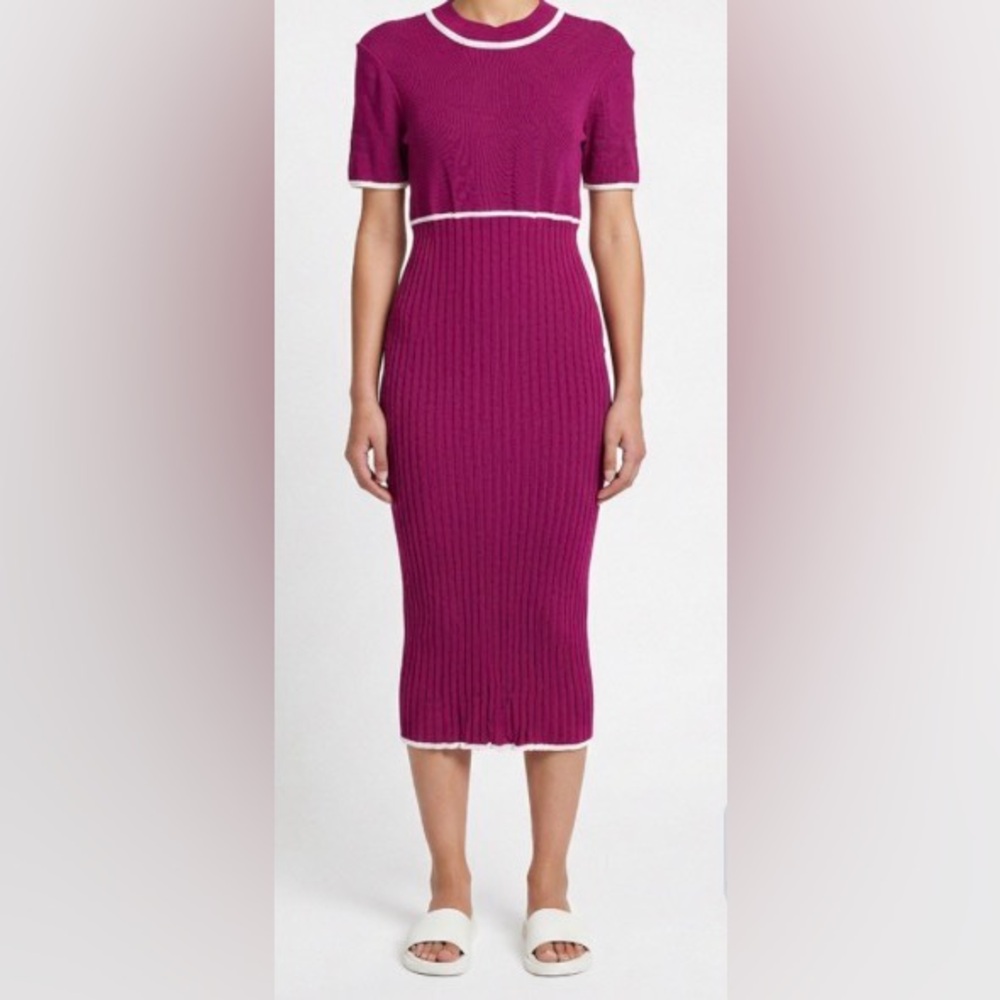 Alexia Admor Fuchsia Ribbed Pencil Dress size M NWT Read description - Picture 1 of 6